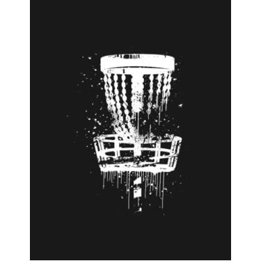 Imagem de Disc Golf Frisbee Golf 6 Notebook: 8.5x11 inches 100 Pages Lined College Ruled Paper Journal Diary Planner