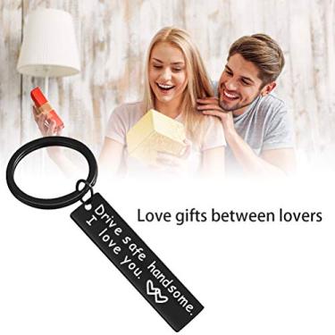 Imagem de Chaveiro Drive S Bonito Eu Te Amo para Namorado Marido Pai Natal Aniversário Presentes de Dia Dos Namorados Este Chaveiro é Opção do Marido e do Pai Diariamente e Cheris para