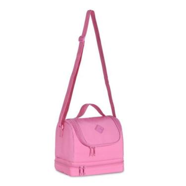 Imagem de Lancheira Térmica For Girls Feminino C/ 2 Bolsos Térmicos Juvenil Esco
