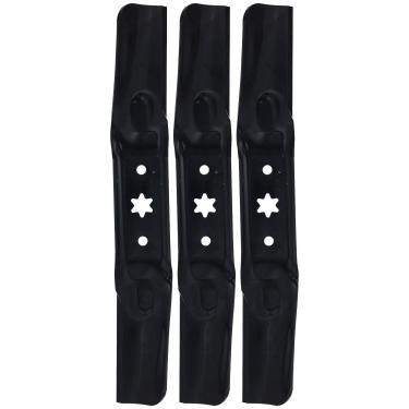 Imagem de Pacote com 3/lâminas 2 em 1 OEM MTD 43.9 cm 942-05052A para tratores de grama de 127.0 cm e cortadores RZT, 742-05052A, 942-05052A