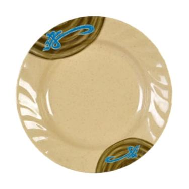 Imagem de FSE Placa 1208J, diâmetro de 20 cm, redondo, aro curvado, resistente à quebra, pode ser lavado na lava-louças, sem BPA, melamina, Wei, NSF, pacote com 12