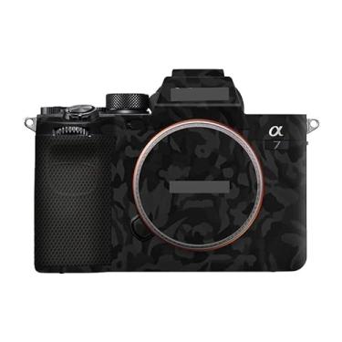 Imagem de Adesivo antiarranhões para câmera Sony Alpha 7 IV/A7M4/A7IV película protetora de câmera (Shadow Camo Black)