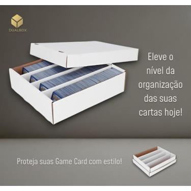 Imagem de 3 Caixas GAME CARD Dualbox Organização - 4.000 Cartas - Magic, Pokémon