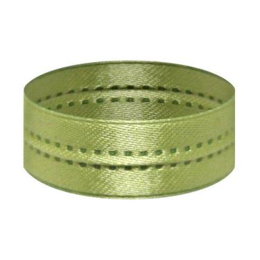 Imagem de 20m Fita Camada Dupla Cetim c/ ARAME no meio 1cm larg x 20m - Fitas e 