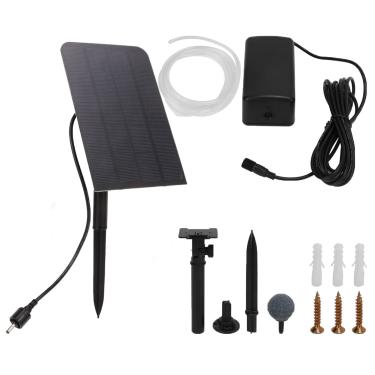 Imagem de 5 W ao ar livre,Bomba de fonte de água solar de 2, kit de bomba de lagoa de fonte solar com estaca e tubo de água para banho de pássaros, jardim, quintal, piscina, tanque de peixes