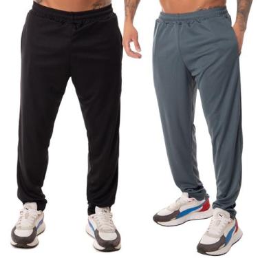 Imagem de Kit 2 Calça Masculina Esportiva Slim Jogger Dry Fit Com Bolso Fristyle