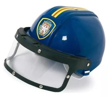 Imagem de Capacete Infantil Policial Fantasia Brinquedo Herói Police - Mili Mult