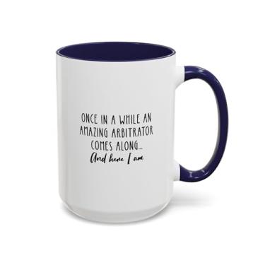 Imagem de Caneca de café Arbiter engraçada, presente exclusivo para amantes de café, decoração de mesa, humor administrador, perfeita para advogados