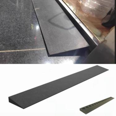 Imagem de Rampa de limiar de borracha sólida Rampa de 1,2 polegada, rampa de inclinação sem deslizamento para mobilidade de cadeira de rodas, rampas de calcinhas portáteis de meio-fio interno