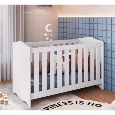 Imagem de Berço Infantil com Colchão Vira Cama ou Sofazinho ENC011 Linha Encanto