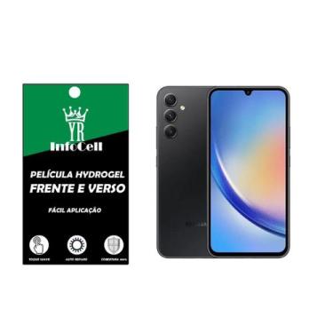 Imagem de Película Gel Hydrogel HD Frente E Verso  Samsung Galaxy A34 - YR InfoC