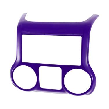 Imagem de REPAIROCK 1 peça de painel de painel de painel de painel de painel de painel de acabamento para Jeep Wrangler JK JKU 2011-2017 guarnições de tampa de ventilação de painel ABS roxo