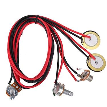 Imagem de Captador de Guitarra Acústica, Captador Piezo Acústico Com Controle de Tom de Volume, Acessório de Instrumento Musical para Guitarra Acústica, Ukulele