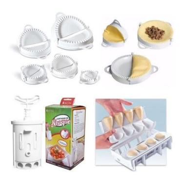 Imagem de Kit 5 Formas Pastel Fogazza Fábrica Coxinha e Nhoque - Keita