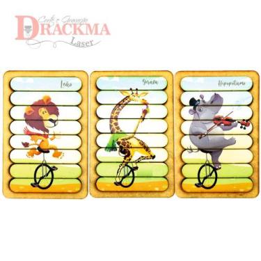 Imagem de Quebra-cabeça Leão, Hipopótamo e Girafa - Drackma