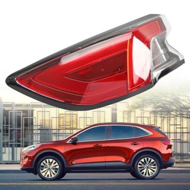 Imagem de Substituição do conjunto de luz traseira do lado esquerdo do motorista para Ford Escape 2020 2021 2022 2023 com montagem de lâmpadas de substituição de 6 pinos LJ6Z13405 LJ6Z-13405-C