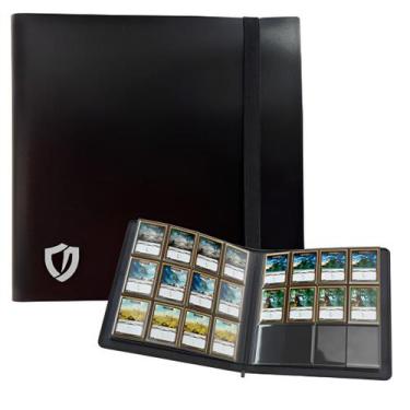 Imagem de Pasta Álbum Fichário Central 4x3 Preto Para 480 Cards Pokemon Magic Ce
