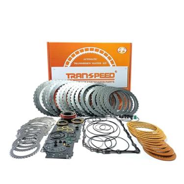 Imagem de TRANSPEED 6L80E Transmissão Automática Reconstrução Master Recondicionamento Kit de Substituição de Aço Fricção para BMW Hummer 2006-UP Acessórios de Carro