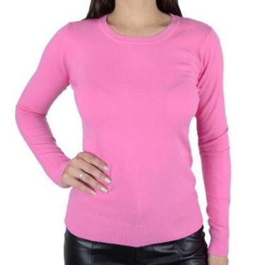 Imagem de Blusa Feminina Facinelli By Mooncity Tricot Rosa - 65117-Feminino