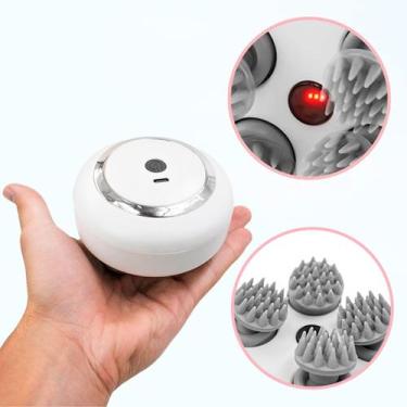 Imagem de Massageador de Cabeça Portátil Sem Fio USB Branco 3 veloc - shop mix