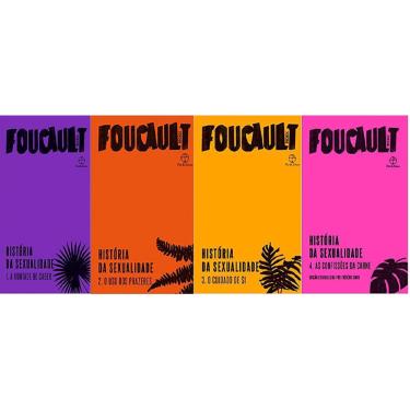 Imagem de Kit 4 Livros A Historia Da Sexualidade Michel Foucault