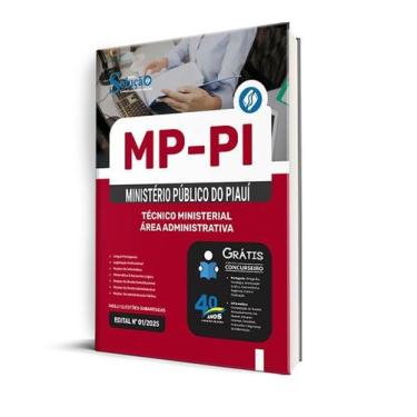 Imagem de Apostila MP-PI  - Técnico Ministerial - Área Administrativa - Editora 
