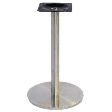 Imagem de Base de Mesa Bistro Georgia Redonda em Inox - 24998 - Sun House