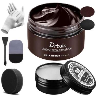 Imagem de Bálsamo recolorante de couro drtulz couro marrom escuro
