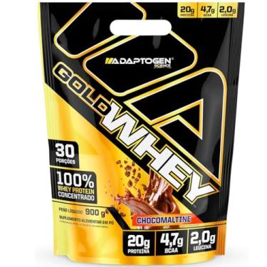 Imagem de Gold Whey Refil 900g Sabor: Chocomaltine - Adaptogen Science | Whey Protein Concentrado
