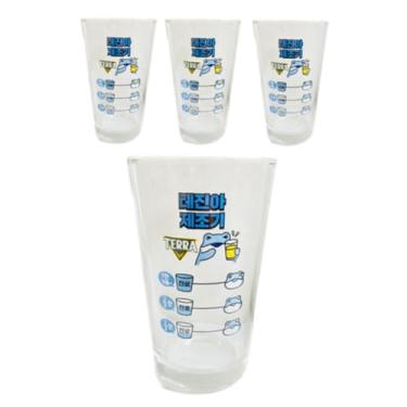 Imagem de It likes Apartment Soju Beer Mixer Korean Game Beer Soju 4P conjunto 5 x 5,3 cm (5 x 5,3 cm) / Capacidade: 48.2 g (50 ml).