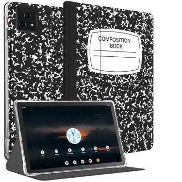 Imagem de Aippdo Capa Para T-Mobile Revvl Tab 5G De 10,36 Polegadas, Lançamento 2023, Couro Premium Com Suporte, Função Repouso/Despertar E Múltiplos Ângulos Visão (Black Book)