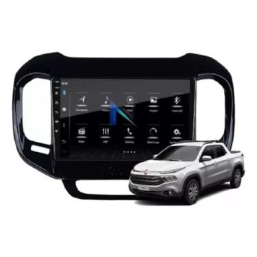 Imagem de Kit Central Multimidia Nimus 9 polegadas Carplay Android Fiat Toro 16/21