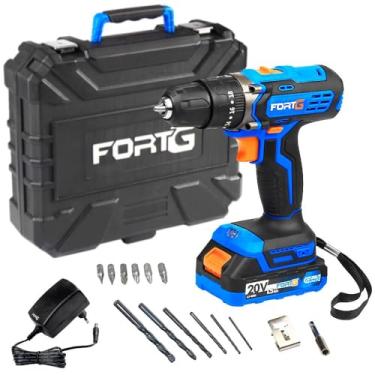 Imagem de Furadeira Parafusadeira de Impacto 3/8" Polegadas 20V com Maleta - FortG