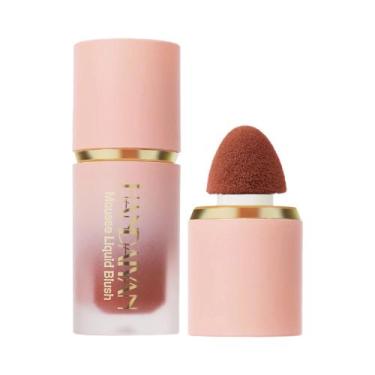 Imagem de Blush Líquido Rosa Fosco Com Glitter, Blush De Longa Duração Com Alta 