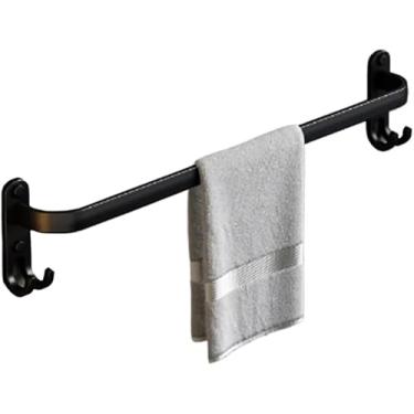 Imagem de Toalheiro De Parede Duplo Porta Toalha Adesivo (Toalheira Simples) Sem Furos Banheiro Acessórios Multiuso