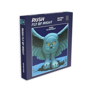 Imagem de Rush – Fly by Night – Quebra-cabeça de 500 peças – Oficialmente licenciado – Perfeito para adultos, família e fãs de rock