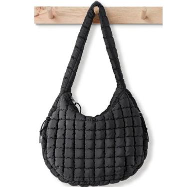 Imagem de Sacola Babysun Puffer acolchoada de nylon para mulheres