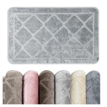 Imagem de 1 Tapete Banheiro Grego Grande Antiderrapante 50x80 Ce Vr - IDEALIZA, 