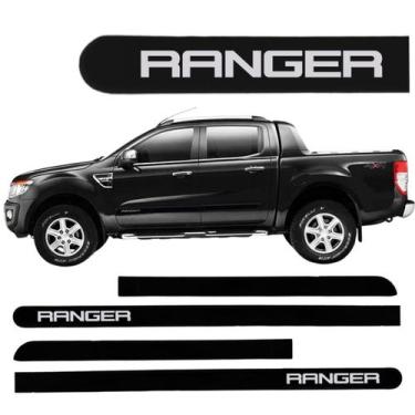 Imagem de Jogo Friso Lateral Ranger Ponta Redonda com Grafia Cores - Macall, Pre