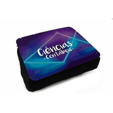 Imagem de Almofada Bandeja para Notebook Laptop Ciências Contábeis - Criative Gi