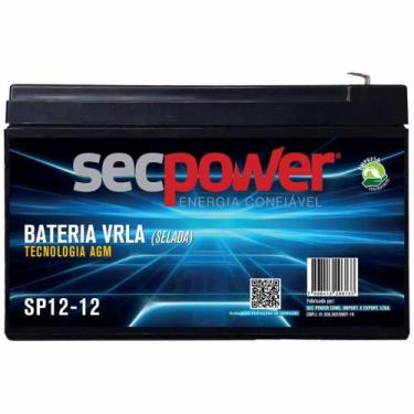 Imagem de Bateria Selada VRLA 12V 12AH SP 12-12 Secpower