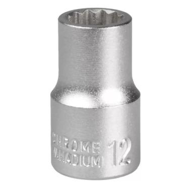 Imagem de Soquete Pito Cachimbo Estriado 12 Mm Encaixe 1/2'' - EDA