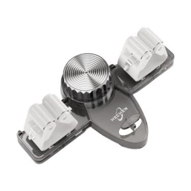 Imagem de AFXGUSD Suporte para Vassoura, Cabide para Esfregão, Organizador de Ferramentas de Jardim, de Armazenamento para Lavanderia, Porão, Casa, Cinza Transparente, Tamanho real