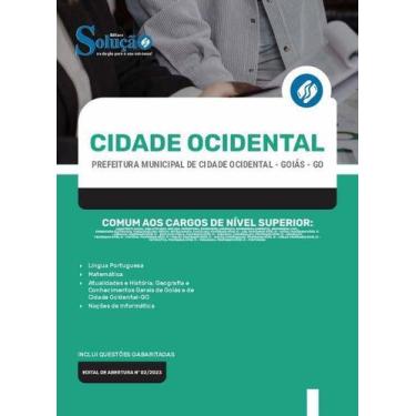 Imagem de Apostila Cidade Ocidental Go 2023 Comum Cargos Nível - Editora Solucao