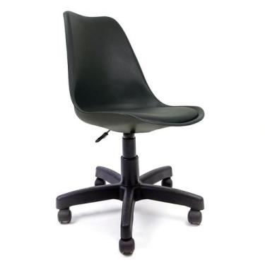 Imagem de Cadeira de Escritório Secretária Saar Preta - Mobly