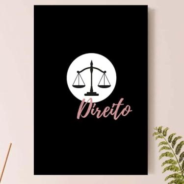 Imagem de Placa Quadro Decorativo - Curso Faculdade Direito (Direito_03)