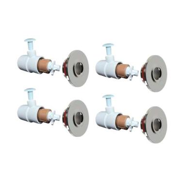 Imagem de Kit Piscina 4 Dispositivo Hidromassagem - Premium Inox 316 Industek