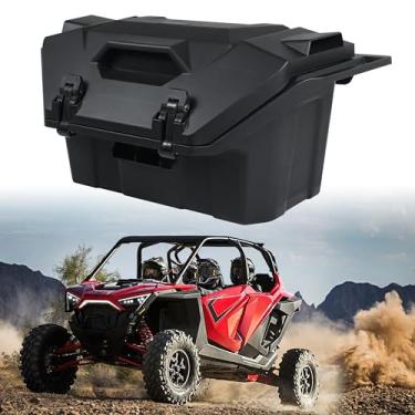 Imagem de CPOWACE Caixa de carga traseira UTV preta compatível com Polaris RZR PRO XP 2020