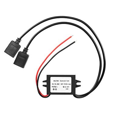 Imagem de MEIRIYFA Conversor Usb 12V Para 5V Dc Buck Módulo 36V 48V Step-Down Duplo Fêmea 10-55V 3A 15W Adaptador Regulador De Potência Carro
