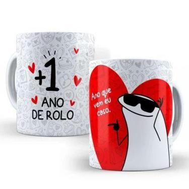 Imagem de Caneca Dia dos Namorados  Casal Personalizada Flork Engraçada - loja d